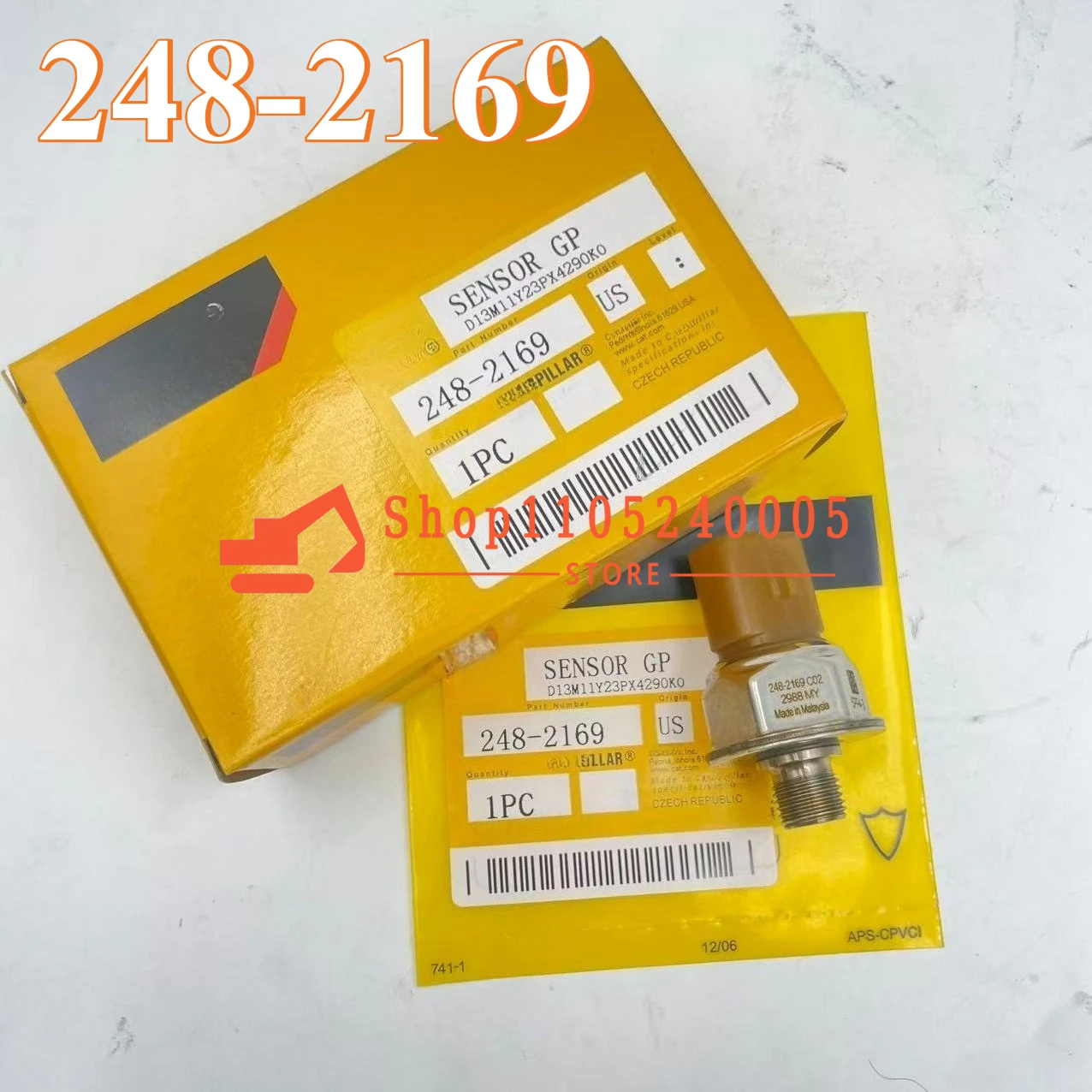 Датчик давления масла 2482169 (248-2169) для C7, C9, C12, C13, C15, 5PP4-3
Датчик давления масла 2482169 (248-2169) для C7, C9, C12, C13, C15, 5PP4-3