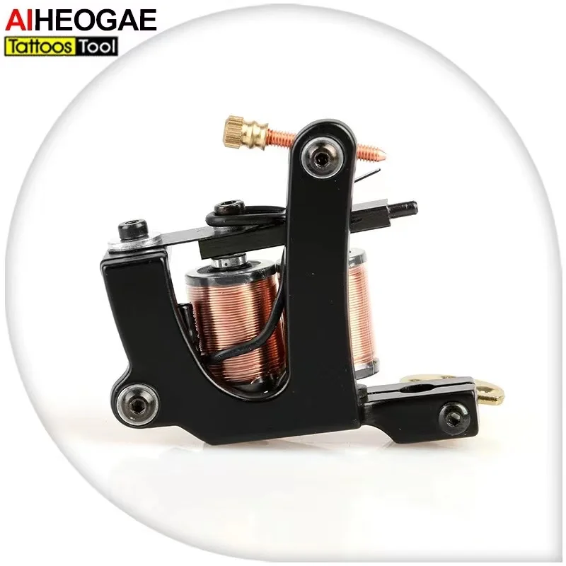 Hot Sales Wire Cutting 10 Wrap Coils Tattoo Machine For Liner And Shader Black Color Iron Tattoo Supplies
Hot Sales Wire Cutting 10 Wrap Coils Tattoo Machine For Liner And Shader Black Color Iron Tattoo Supplies