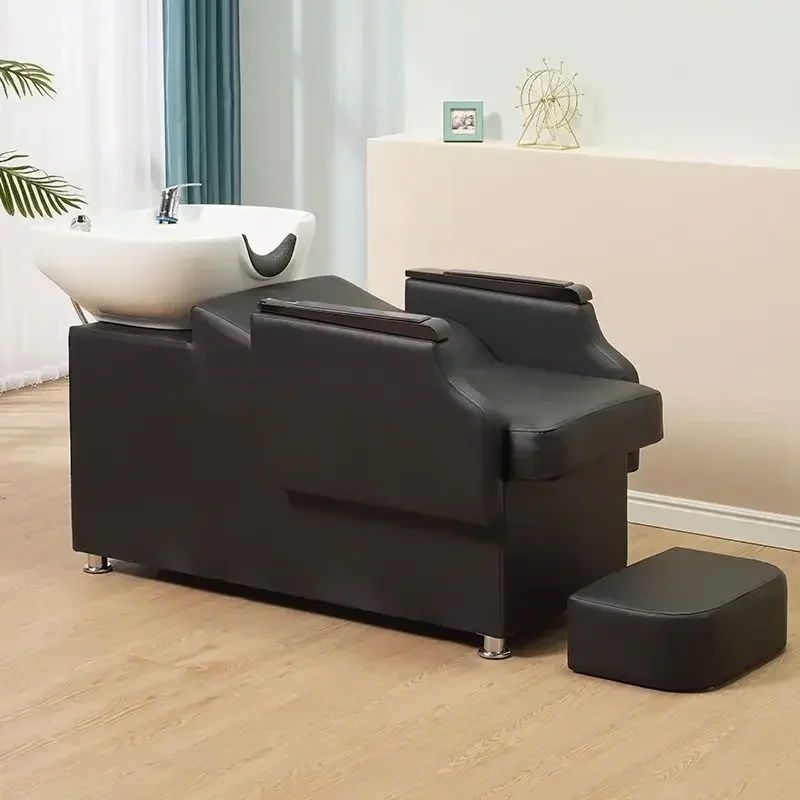 Italian Minimalism Style Trendy Head Spa Fashion Ergonomic Lounge Hair Modern Shampoo Chair Wash Hair Simple Cadeira Barbearia
Italian Minimalism Style Trendy Head Spa Fashion Ergonomic Lounge Hair Modern Shampoo Chair Wash Hair Simple Cadeira Barbearia
