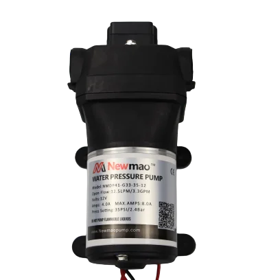 12 Volt Camping Water Pump 12v 24v 35psi 12.5lpm for Fresh Water Delivery NMDP-41 Series
12 Volt Camping Water Pump 12v 24v 35psi 12.5lpm for Fresh Water Delivery NMDP-41 Series
