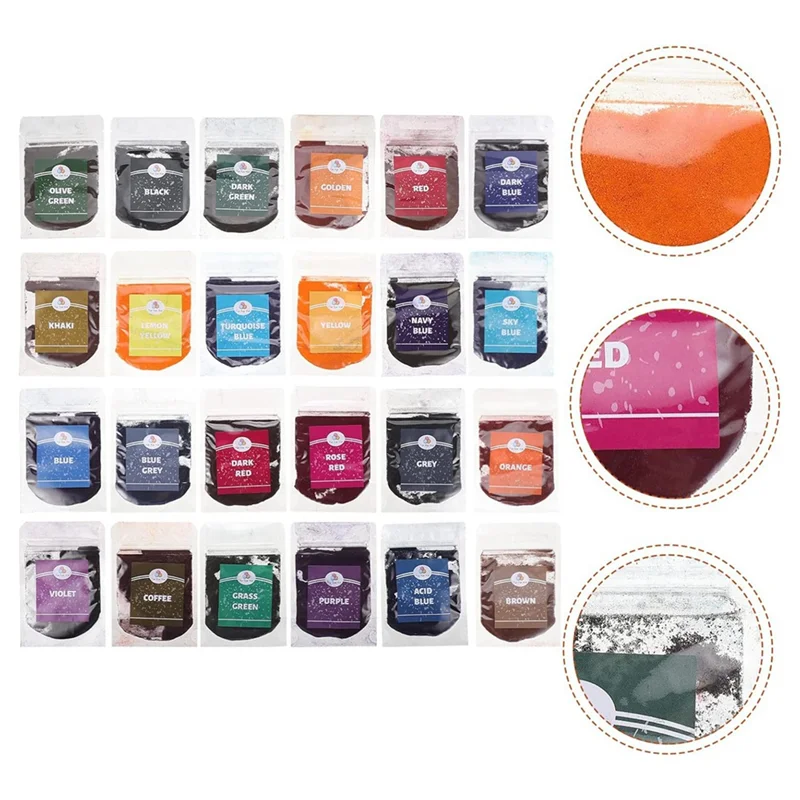 24 Bags Of 24 Colors Permanent Tie Dye Pigment Powder For Paint Dye Soap Making Nail Polish Epoxy Resin Candle Making
24 Bags Of 24 Colors Permanent Tie Dye Pigment Powder For Paint Dye Soap Making Nail Polish Epoxy Resin Candle Making