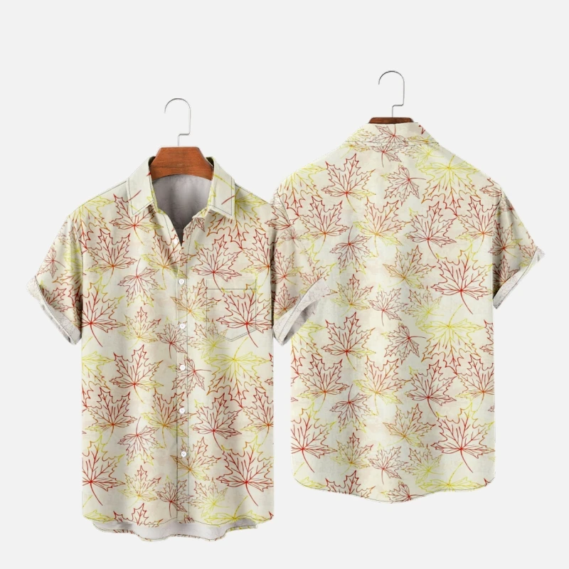 Men's Hawaiian T-Shirt For Women Maple Leaf 3D Printed Y2K Hombre Fashion Shirt Casual Beach Oversized Clothes 2
Men's Hawaiian T-Shirt For Women Maple Leaf 3D Printed Y2K Hombre Fashion Shirt Casual Beach Oversized Clothes 2