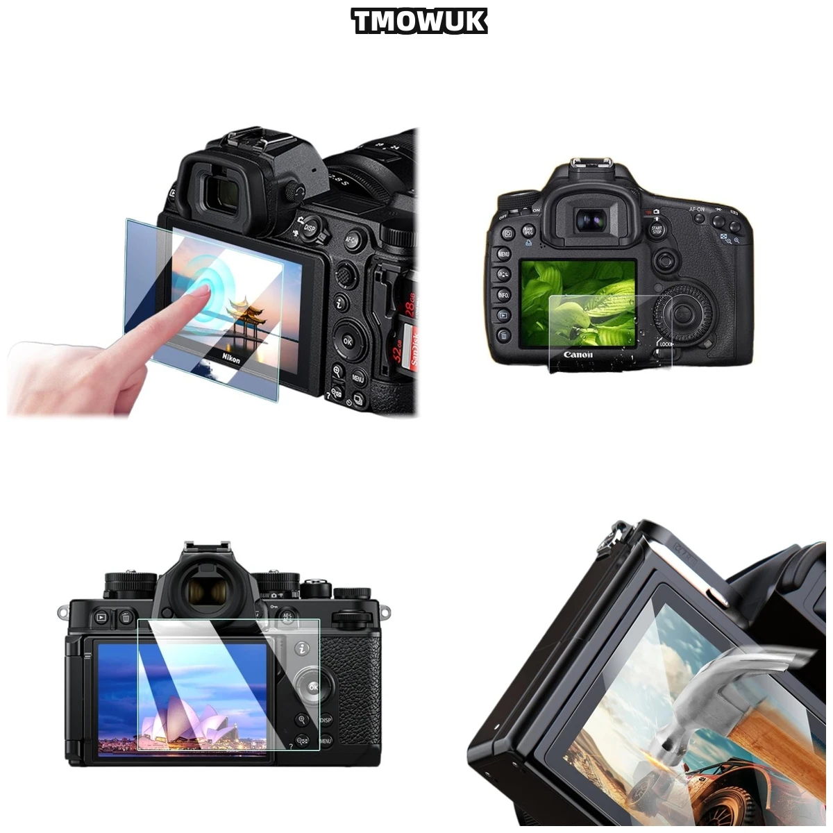 For Nikon Z50 Camera Screen Guard 9H Hardness Tempered Glass HD Clear Anti-Scratch Bubble-Free Film.
For Nikon Z50 Camera Screen Guard 9H Hardness Tempered Glass HD Clear Anti-Scratch Bubble-Free Film.