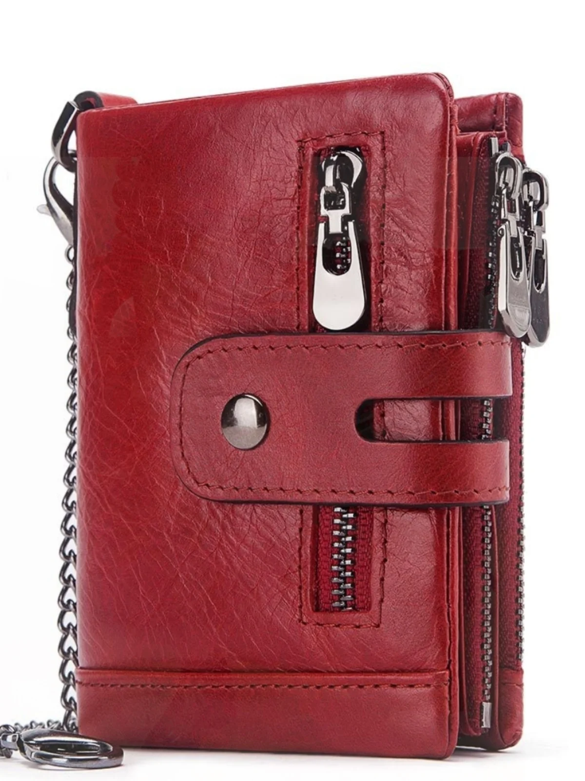 Top Layer Cowhide Leather RFID Bloing Wallet ort Men's Genuine Leather Wallet Tee Beau Gold Clasp Simple Sle
Top Layer Cowhide Leather RFID Bloing Wallet ort Men's Genuine Leather Wallet Tee Beau Gold Clasp Simple Sle