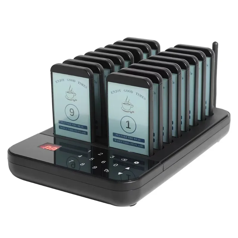 Wireless Queue Paging System for Restaurants and Cafes Breakproof and Waterproof for Food Trucks and Bars
Wireless Queue Paging System for Restaurants and Cafes Breakproof and Waterproof for Food Trucks and Bars