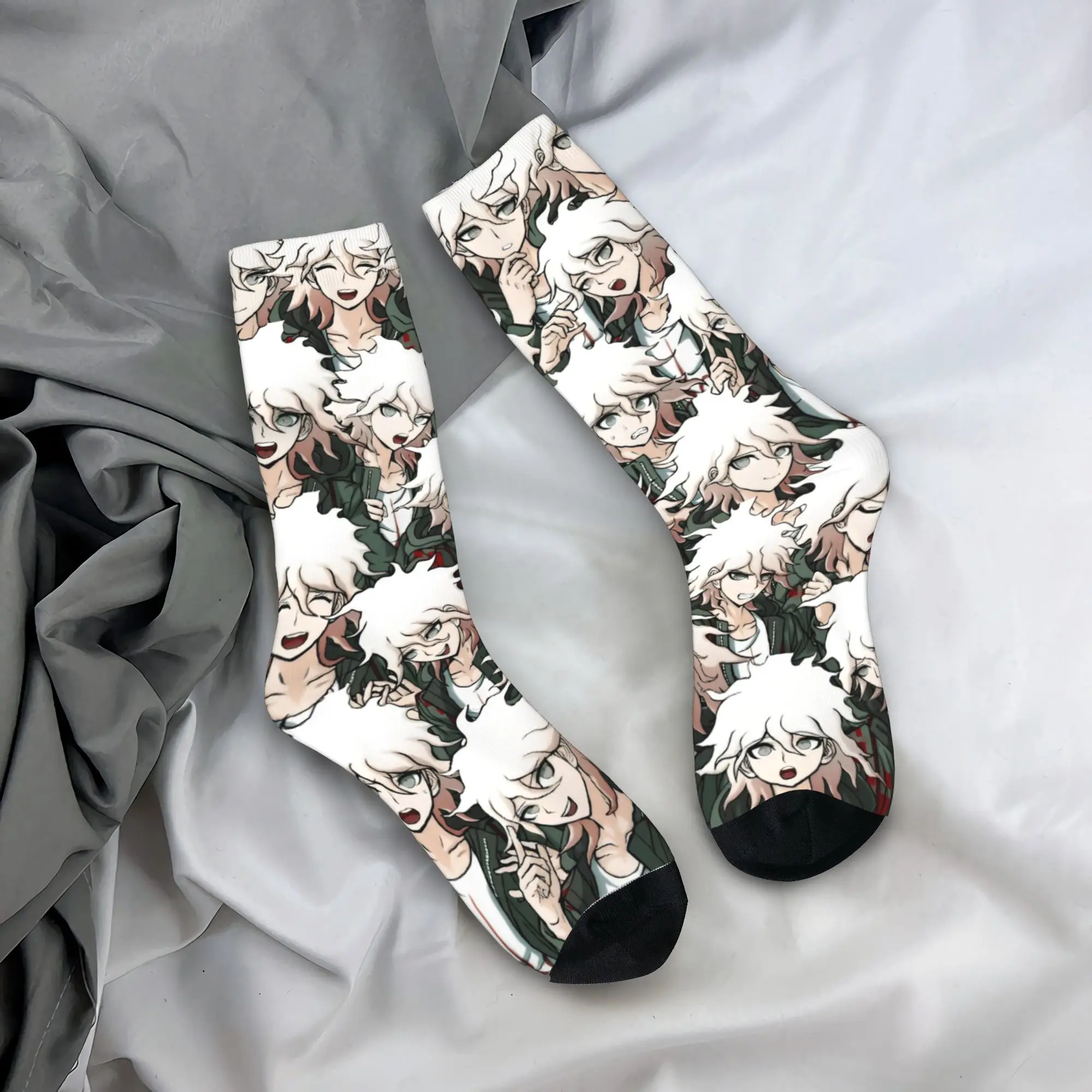 New Men's Socks Crazy Nagito Komaeda Anime Sock Polyester Danganronpa Game Sport Women Sock Spring Summer Autumn Winter
New Men's Socks Crazy Nagito Komaeda Anime Sock Polyester Danganronpa Game Sport Women Sock Spring Summer Autumn Winter