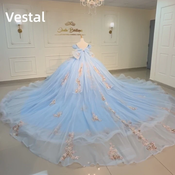 Light Blue Quinceanera Dress Off The Shoulder Appliques Tulle Ball Gown Sweet 16 Dress Customized
Light Blue Quinceanera Dress Off The Shoulder Appliques Tulle Ball Gown Sweet 16 Dress Customized
