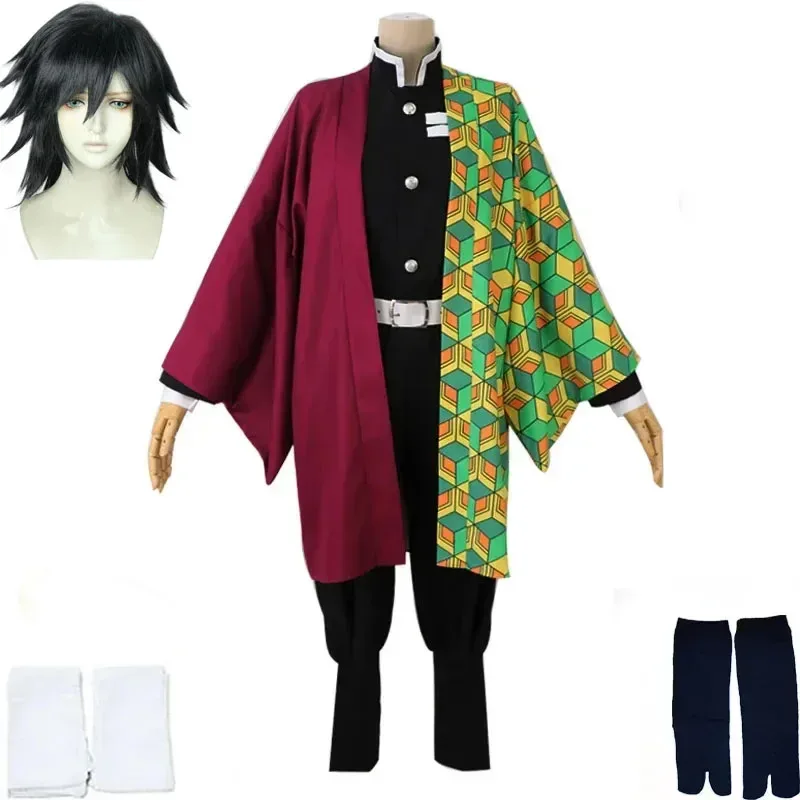 Demon Slayer adult and Tomioka Giyuu Kimono Gothic Uniform Cosplay Costume Halloween Suit Any Size
Demon Slayer adult and Tomioka Giyuu Kimono Gothic Uniform Cosplay Costume Halloween Suit Any Size