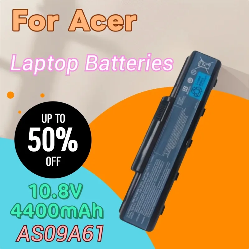 New AS09A31 AS09A41 Laptop Battery 10.8V 4400mAh for Acer TJ61 TJ62 TJ63 TJ64 TJ65 TJ66 TJ67 TR83 TR85 E627 E725 D525 D725 D620
New AS09A31 AS09A41 Laptop Battery 10.8V 4400mAh for Acer TJ61 TJ62 TJ63 TJ64 TJ65 TJ66 TJ67 TR83 TR85 E627 E725 D525 D725 D620