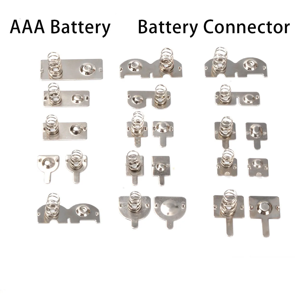 Battery Connector Spring AAA AA Battery Remote Control Conductive Shrapnel Positive and Negative Metal Sheets Accessory Part
Battery Connector Spring AAA AA Battery Remote Control Conductive Shrapnel Positive and Negative Metal Sheets Accessory Part