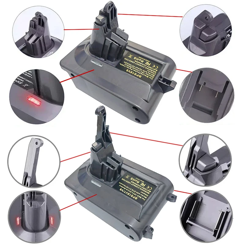 For Black+Decker/Porter-Cable/Stanley 18V Battery BPS18V6 BPS18V7V8 Adapter Convert To for Dyson V6 V7 V8 Series Vacuum Cleaner
For Black+Decker/Porter-Cable/Stanley 18V Battery BPS18V6 BPS18V7V8 Adapter Convert To for Dyson V6 V7 V8 Series Vacuum Cleaner