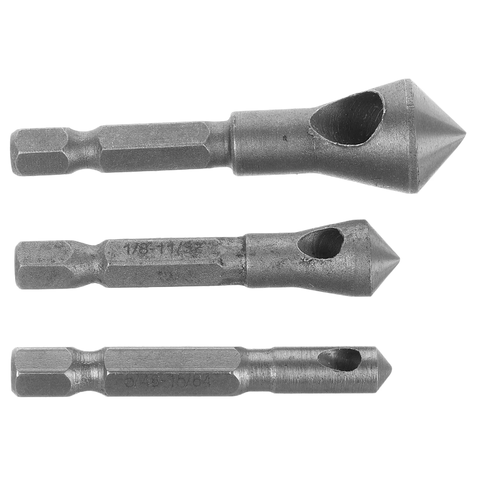 3 Pcs Chamferer Deburring Tool Countersink Bit Kit External Drill Metal Tapered for Wood Plastic Aluminum Copper Stainless Steel
3 Pcs Chamferer Deburring Tool Countersink Bit Kit External Drill Metal Tapered for Wood Plastic Aluminum Copper Stainless Steel
