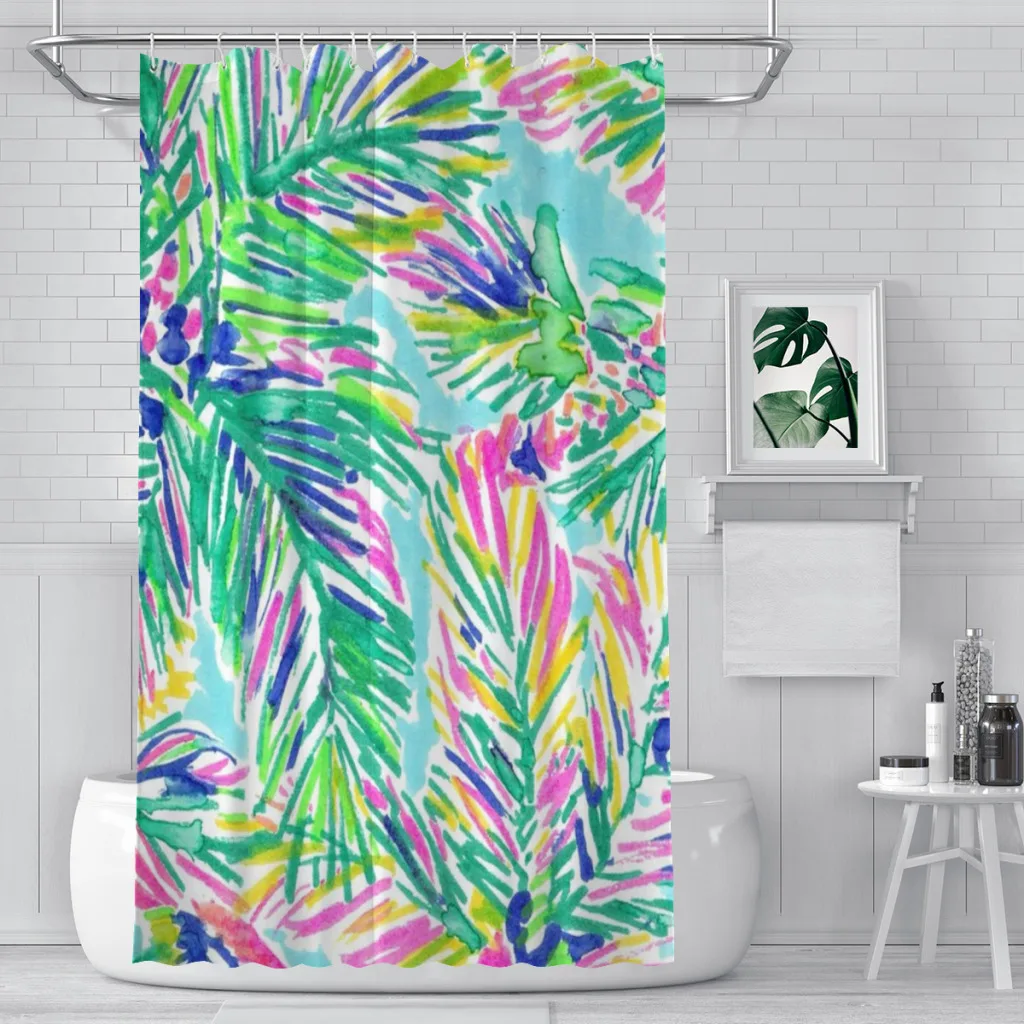 Shower curtain Bathroom Hot-Sale-Like-Lilly-Pulitzer-Style decor Modern household Curtain Festival gift
Shower curtain Bathroom Hot-Sale-Like-Lilly-Pulitzer-Style decor Modern household Curtain Festival gift
