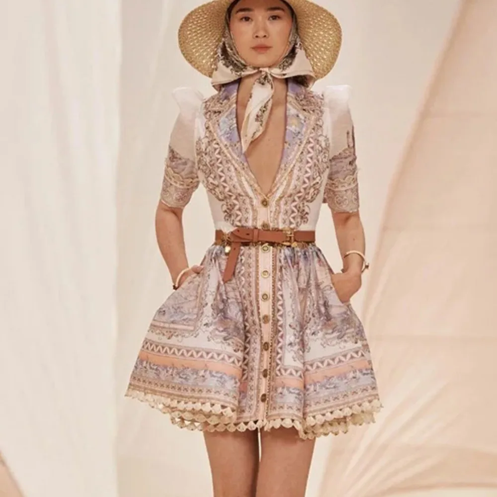 2024 Luxury Floral Print A-Line V-Ne ort Sve Holiday Dr Trendy Dr Polyester Fiber High Waist Spring Summer ...
2024 Luxury Floral Print A-Line V-Ne ort Sve Holiday Dr Trendy Dr Polyester Fiber High Waist Spring Summer ...