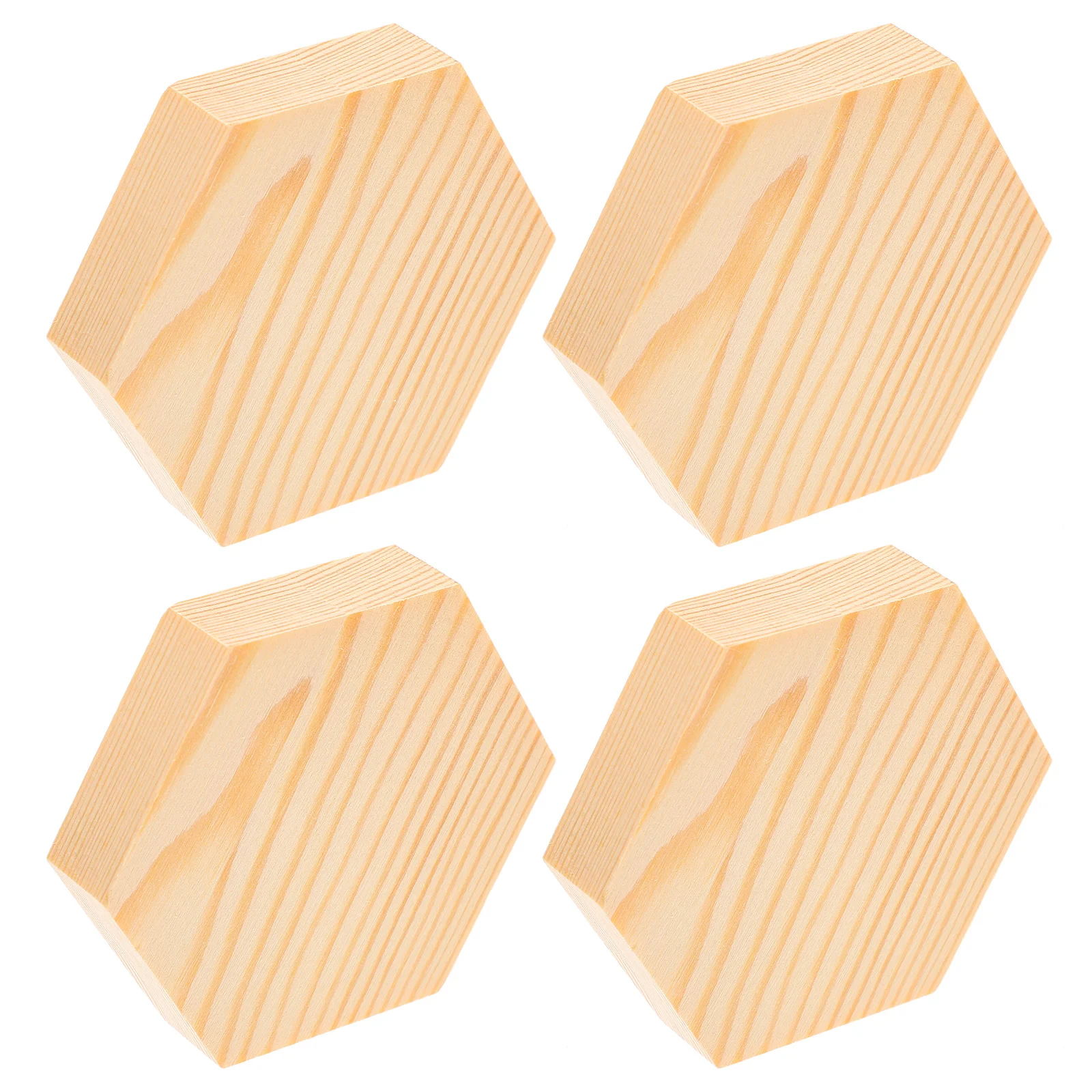 4pcs Hexagon Wood Slices Unfinished Pine Diy Craft Material Lightweight Wooden Pieces For Decor Hanging Ornaments Cup Mats 
4pcs Hexagon Wood Slices Unfinished Pine Diy Craft Material Lightweight Wooden Pieces For Decor Hanging Ornaments Cup Mats