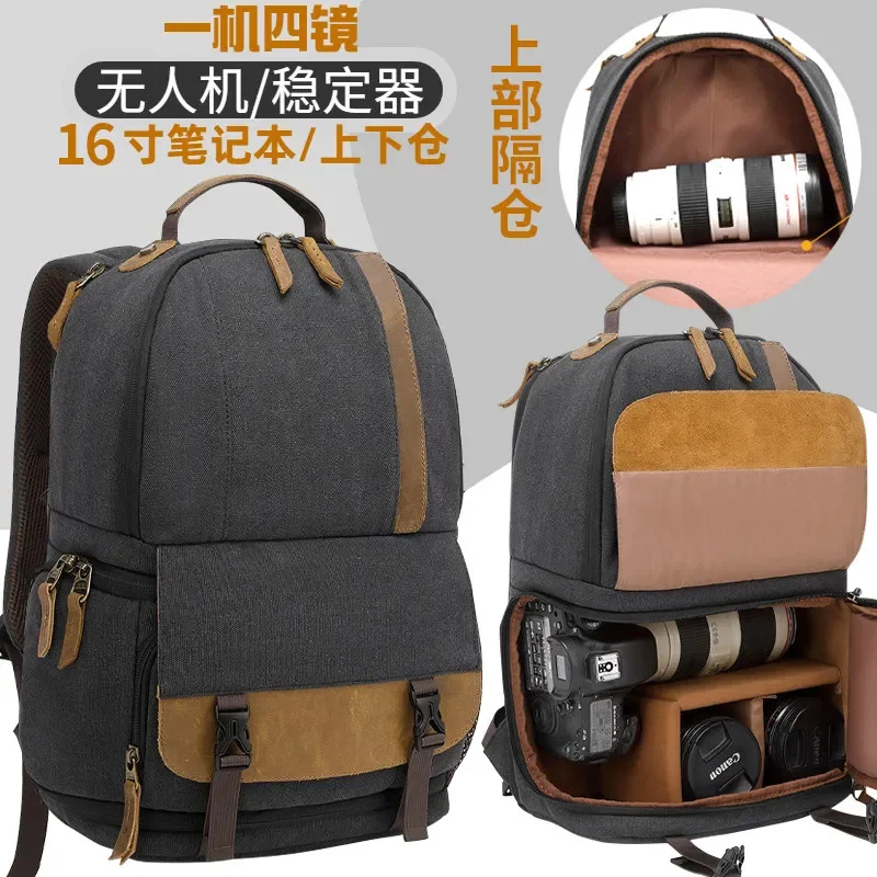 A Waterproof Geo Travel Canvas Vintage Professional Photography Backpack
A Waterproof Geo Travel Canvas Vintage Professional Photography Backpack