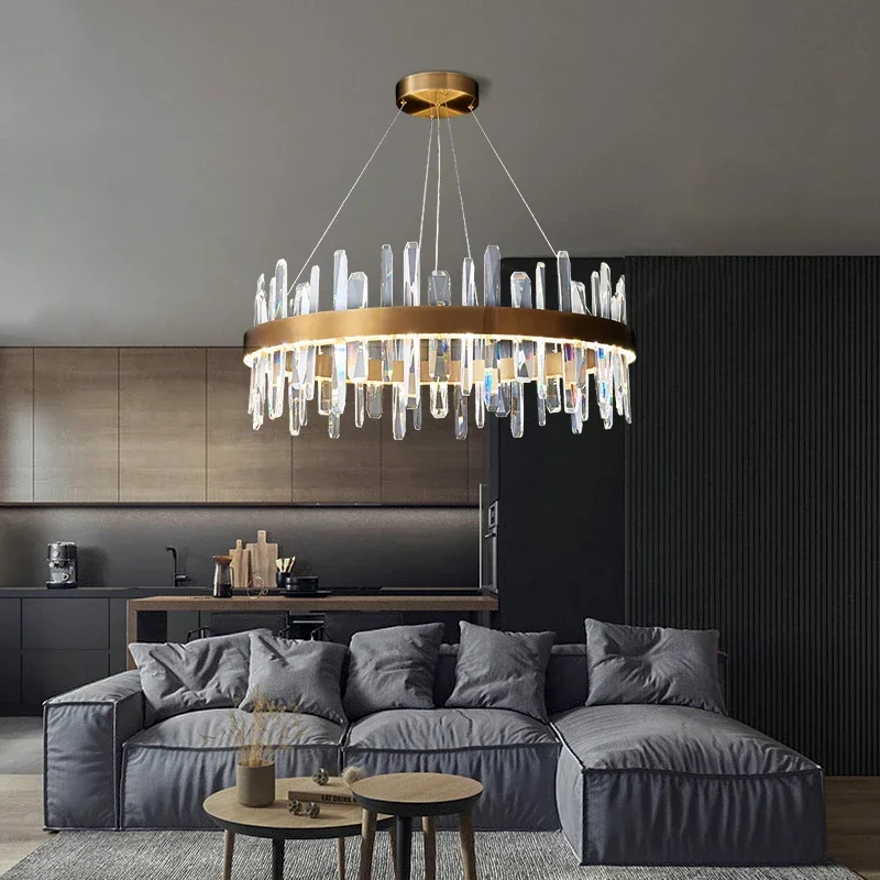 Luxury Crystal Post Modern Chandelier Pendant Light LED for Living Room Bedroom Restaurant Bar Stainless Steel Creative Lighting
Luxury Crystal Post Modern Chandelier Pendant Light LED for Living Room Bedroom Restaurant Bar Stainless Steel Creative Lighting