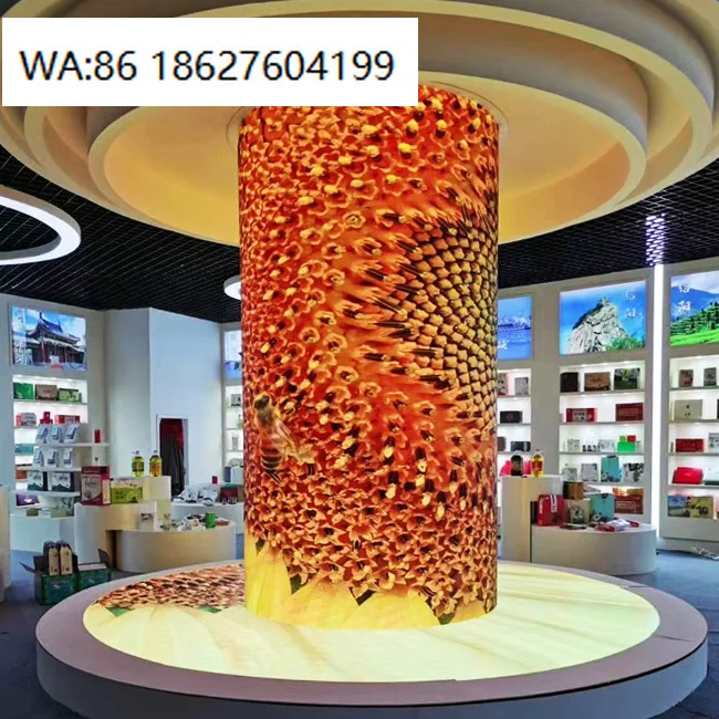 LED Signage Full Color Indoor Customized Flexible Panel Column Cylinder Soft Screen P1.875 P2 P2.5 P3 Curved
LED Signage Full Color Indoor Customized Flexible Panel Column Cylinder Soft Screen P1.875 P2 P2.5 P3 Curved