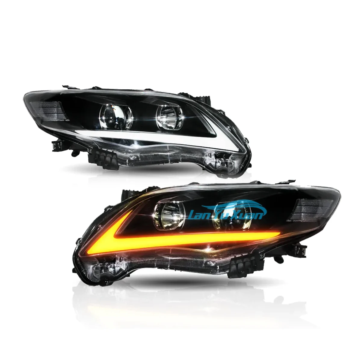 Full LED Projector Head Lamps For Corolla 2011 2012 2013 Front Lights Plug-n-Play DRL w/Sequential Turn Signals
Full LED Projector Head Lamps For Corolla 2011 2012 2013 Front Lights Plug-n-Play DRL w/Sequential Turn Signals