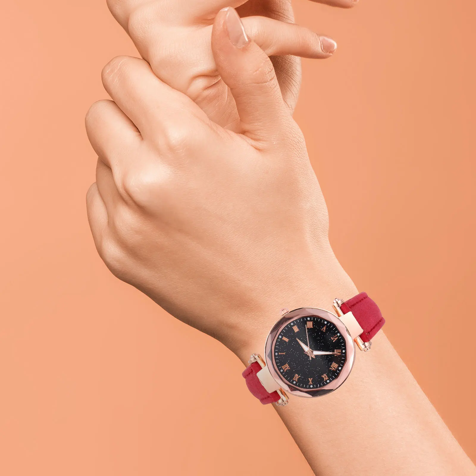Roman Dial Ladies Watch Wrist Women for Female Girls Wristwatch Quartz Adjustable Leisure
Roman Dial Ladies Watch Wrist Women for Female Girls Wristwatch Quartz Adjustable Leisure