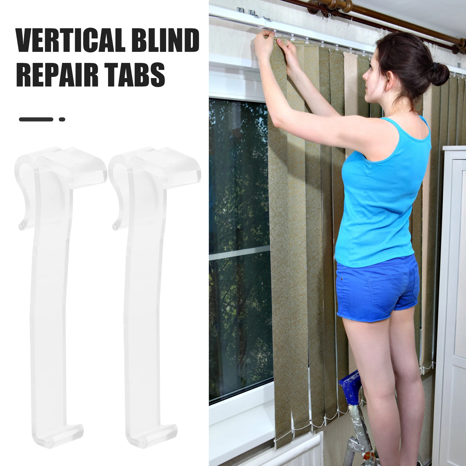 24pcs Curtain Accessories Vertical Blind Valance Clips Clear Lightweight Blinds Replacement Parts Window Supplies Hidden
24pcs Curtain Accessories Vertical Blind Valance Clips Clear Lightweight Blinds Replacement Parts Window Supplies Hidden
