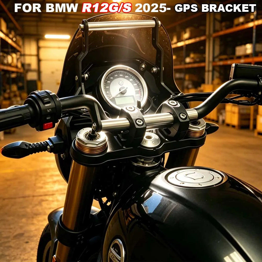 For BMW R12 G/S 2025-2026 Supporto Expansion Mobile Phone Holder R12GS R 12GS R 12 G/S Motorcycle GPS Mount Navigation Bracket