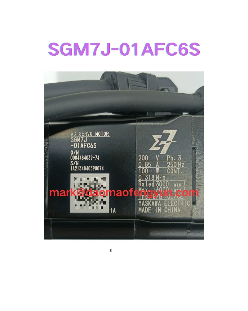 SGM7J-01AFC6S Б/у серводвигатель, проверен, исправен, быстрая доставка, DHL/FEDEX/UPS
SGM7J-01AFC6S Б/у серводвигатель, проверен, исправен, быстрая доставка, DHL/FEDEX/UPS