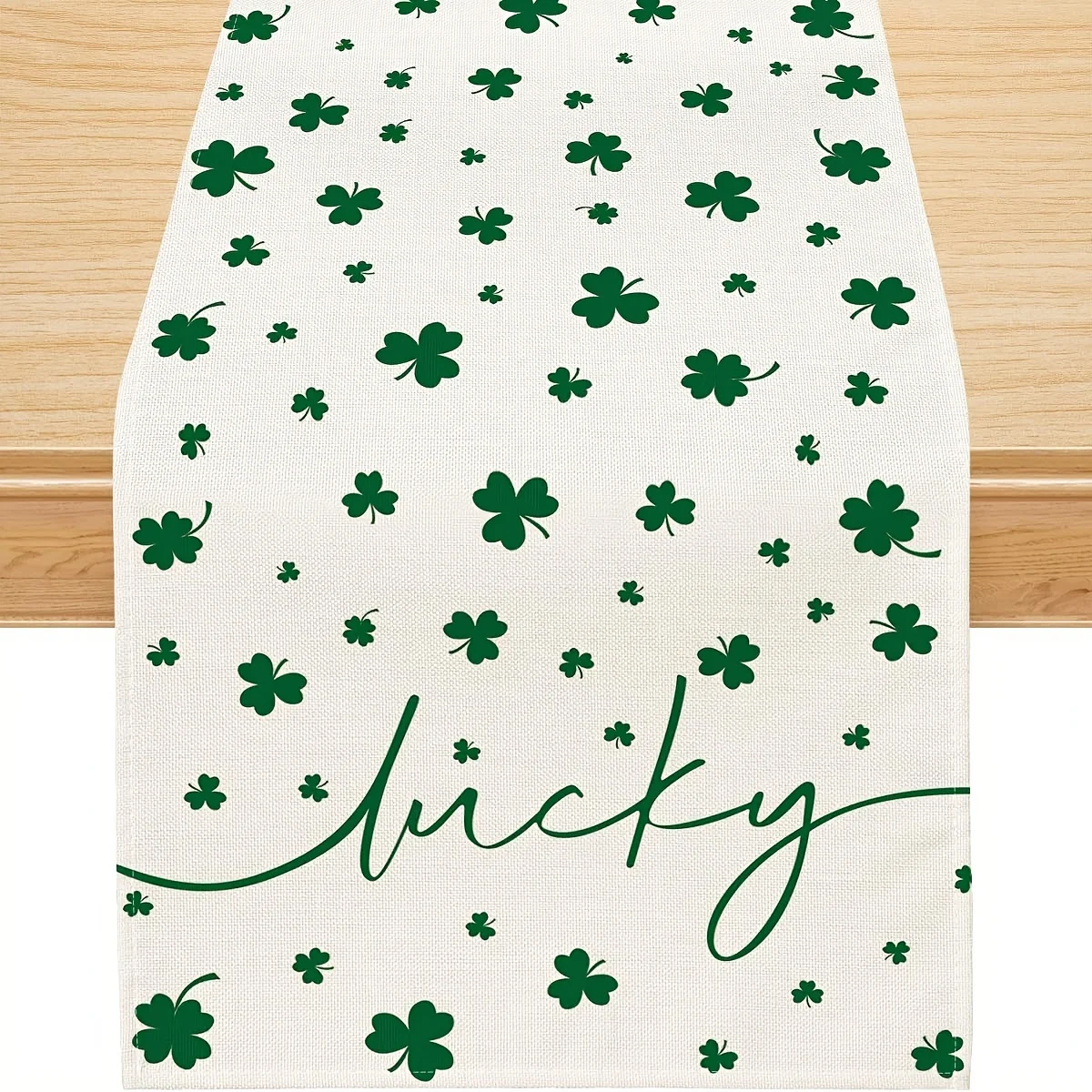 St. Patrick's Day Lucky Shamrock Table Runner - Indoor Outdoor Spring Holiday Decor
St. Patrick's Day Lucky Shamrock Table Runner - Indoor Outdoor Spring Holiday Decor