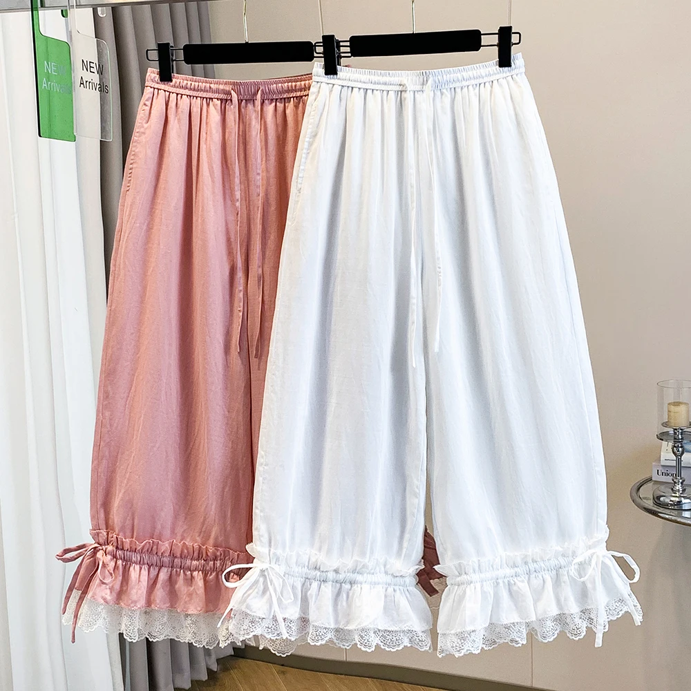 Casual Cotton Linen Wide Leg Pants High Waist Elastic Straight Cut Summer New Style Fashionable Nine Points Lantern Pants
Casual Cotton Linen Wide Leg Pants High Waist Elastic Straight Cut Summer New Style Fashionable Nine Points Lantern Pants