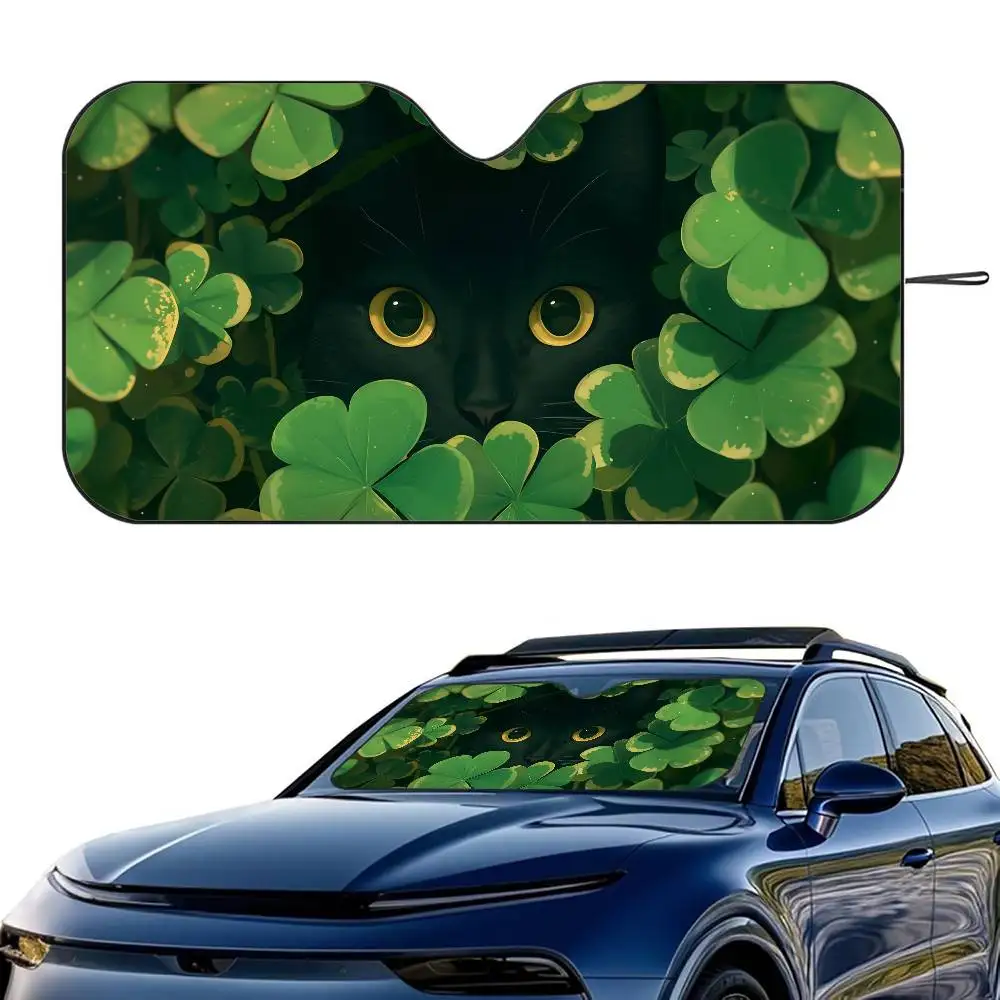 Cartoon Cat In Lotus Leaf Car SunShade Windshield Foldable Three-layer Insulation Sunshade By Suction Cup Blocks UV Rays Sun
Cartoon Cat In Lotus Leaf Car SunShade Windshield Foldable Three-layer Insulation Sunshade By Suction Cup Blocks UV Rays Sun