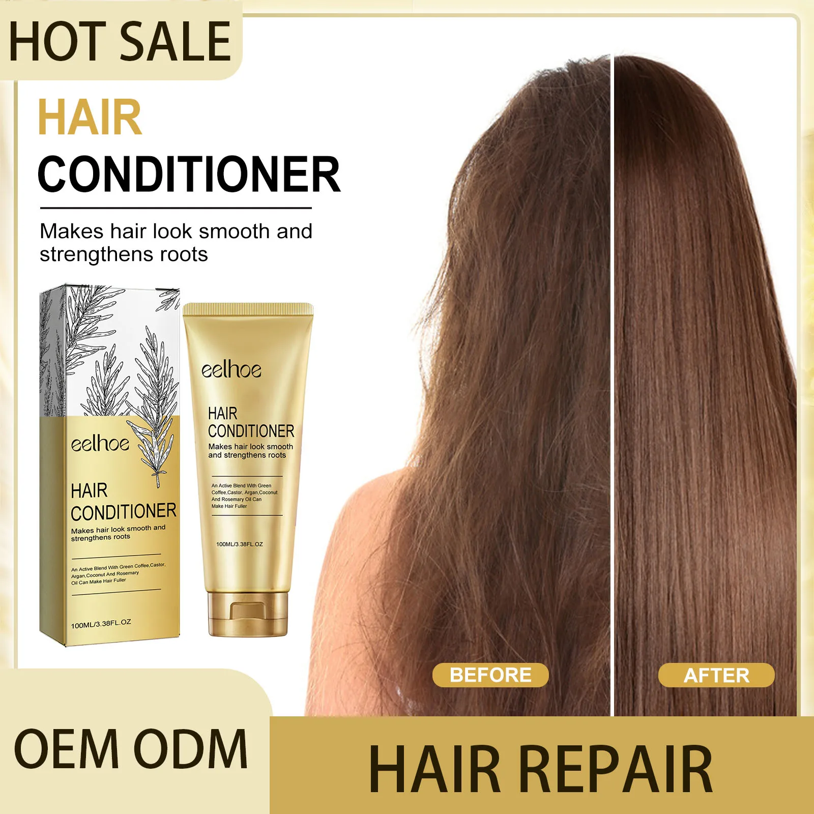 Rosemary Conditioner Moisturizing & Repairing Conditioner for Dry & Frizzy Ends Smoothing Conditioner
Rosemary Conditioner Moisturizing & Repairing Conditioner for Dry & Frizzy Ends Smoothing Conditioner
