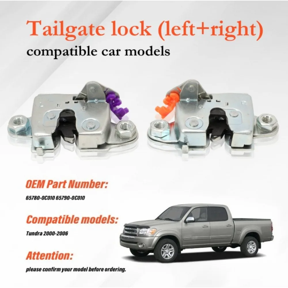 65780-0C010 for Toyota Tundra 2000 2001 2002 Tailgate Locks Left Right 1 Pair 2003 2004 2005 2006
65780-0C010 for Toyota Tundra 2000 2001 2002 Tailgate Locks Left Right 1 Pair 2003 2004 2005 2006