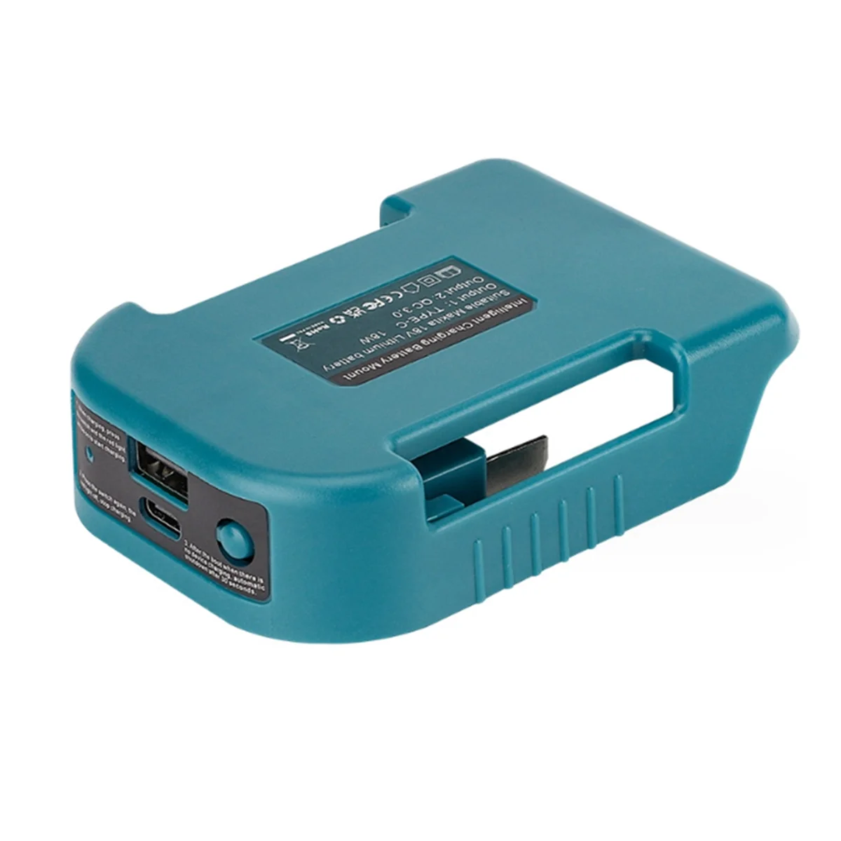 A95I-Portable Charger Adapter Compatible for Makita 18V Li-Ion with USB Type-C Battery Holder Fast Charging
A95I-Portable Charger Adapter Compatible for Makita 18V Li-Ion with USB Type-C Battery Holder Fast Charging