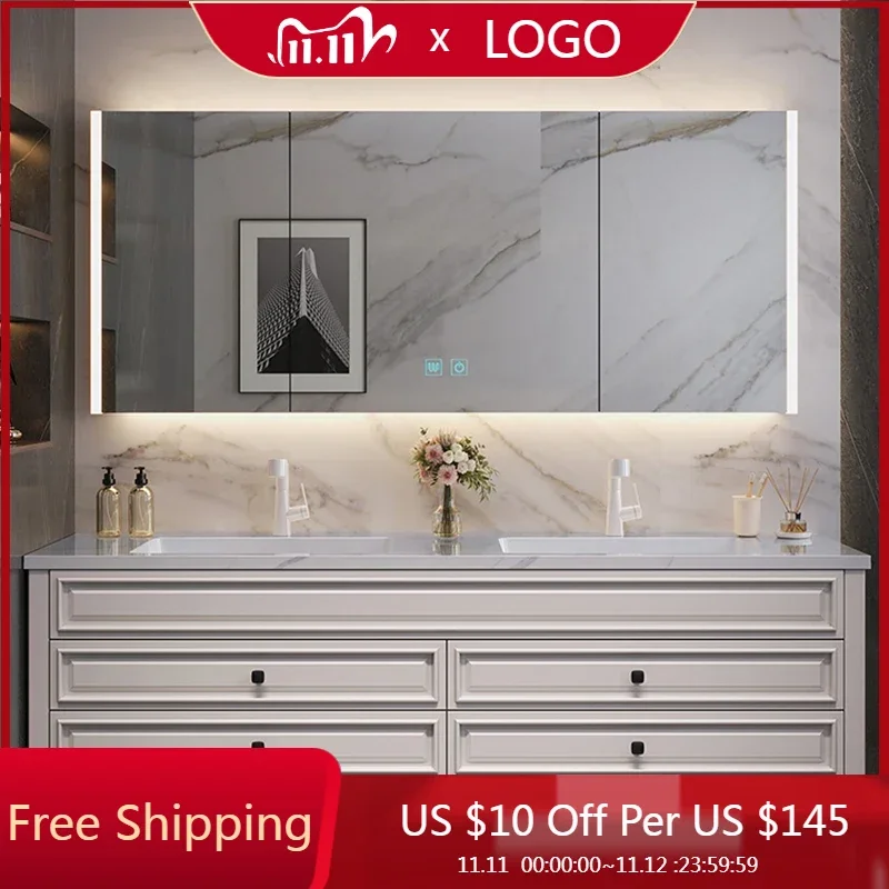 Double Basin Vintage Bathroom Cabinet Organizer Vanity Drawer Bathroom Cabinet Mirror Storage Articulos Para El Hogar Furniture
Double Basin Vintage Bathroom Cabinet Organizer Vanity Drawer Bathroom Cabinet Mirror Storage Articulos Para El Hogar Furniture