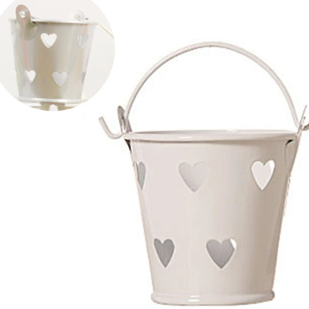 12 Pcs Heart Shaped Tinplate Flower Pot Mini Bucket Wedding Candy Box Strong Durable Hollow Design Home Office Storage Organizer
12 Pcs Heart Shaped Tinplate Flower Pot Mini Bucket Wedding Candy Box Strong Durable Hollow Design Home Office Storage Organizer