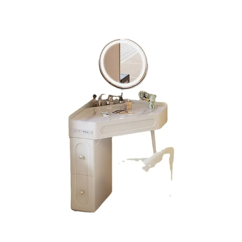 Cream Wind Corner Dressing Table Bedroom Modern and Simple 2023 New Dressing Table Small Unit Makeup Table
Cream Wind Corner Dressing Table Bedroom Modern and Simple 2023 New Dressing Table Small Unit Makeup Table