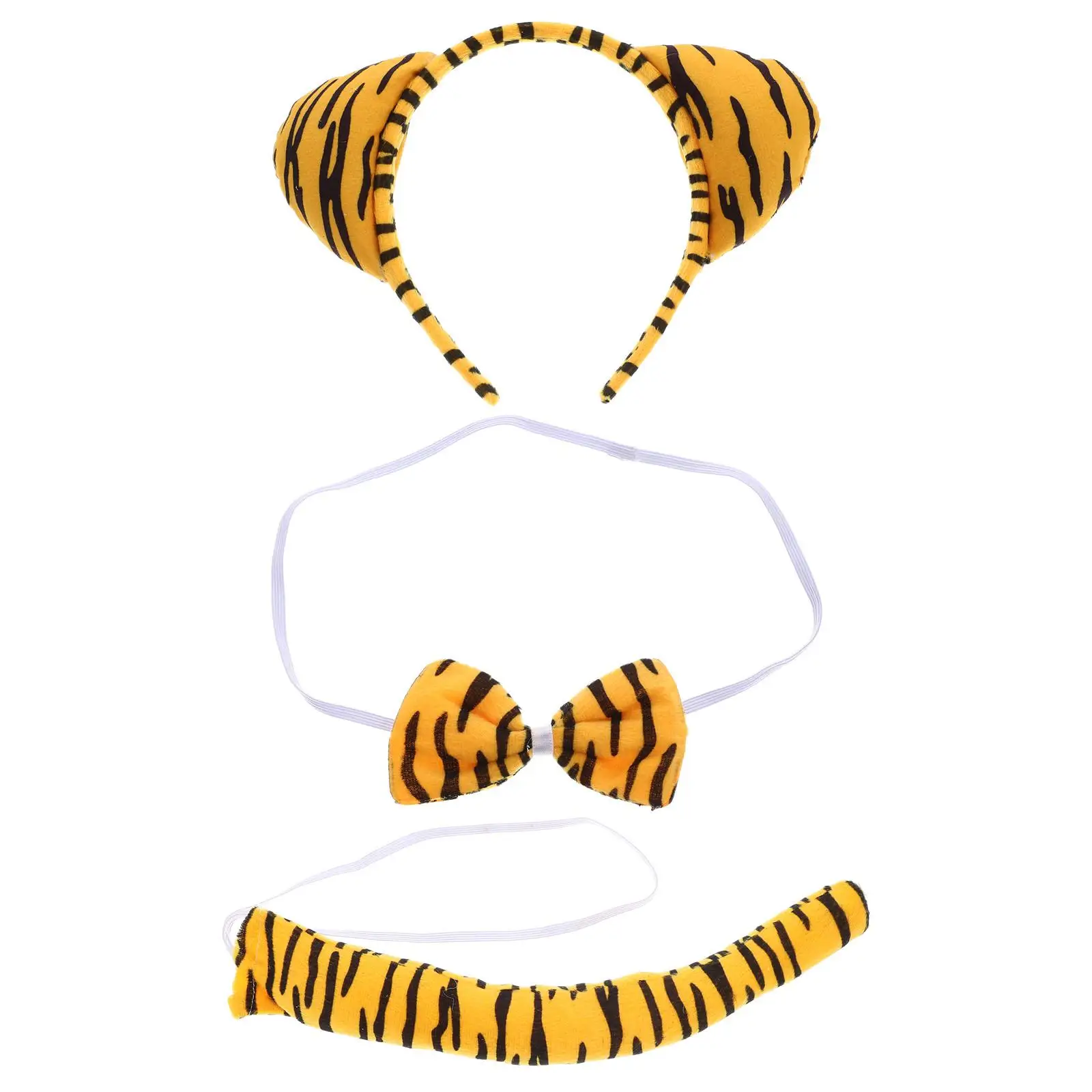 Tiger Headdress Set Cartoon Animal Costume Accessories Kids Cosplay Kit Tiger Headband Flexible Design Comfortable Fit
Tiger Headdress Set Cartoon Animal Costume Accessories Kids Cosplay Kit Tiger Headband Flexible Design Comfortable Fit