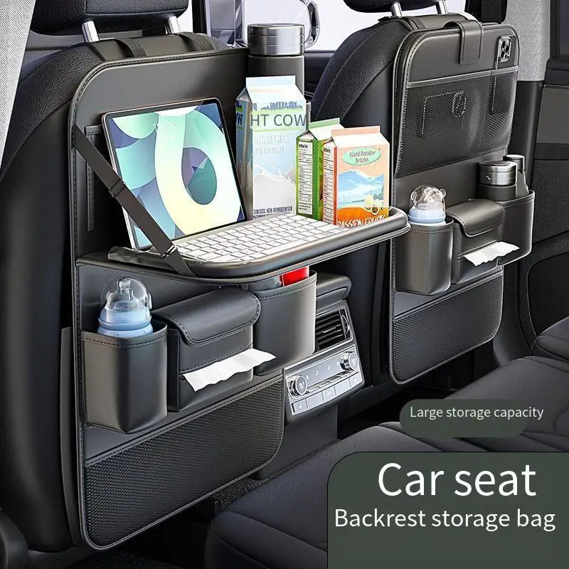 Car Seat Back Organizer Auto Back Seat Storage Bag with Foldable Table Tray Tablet Holder Tissue Box Car Accessories
Car Seat Back Organizer Auto Back Seat Storage Bag with Foldable Table Tray Tablet Holder Tissue Box Car Accessories