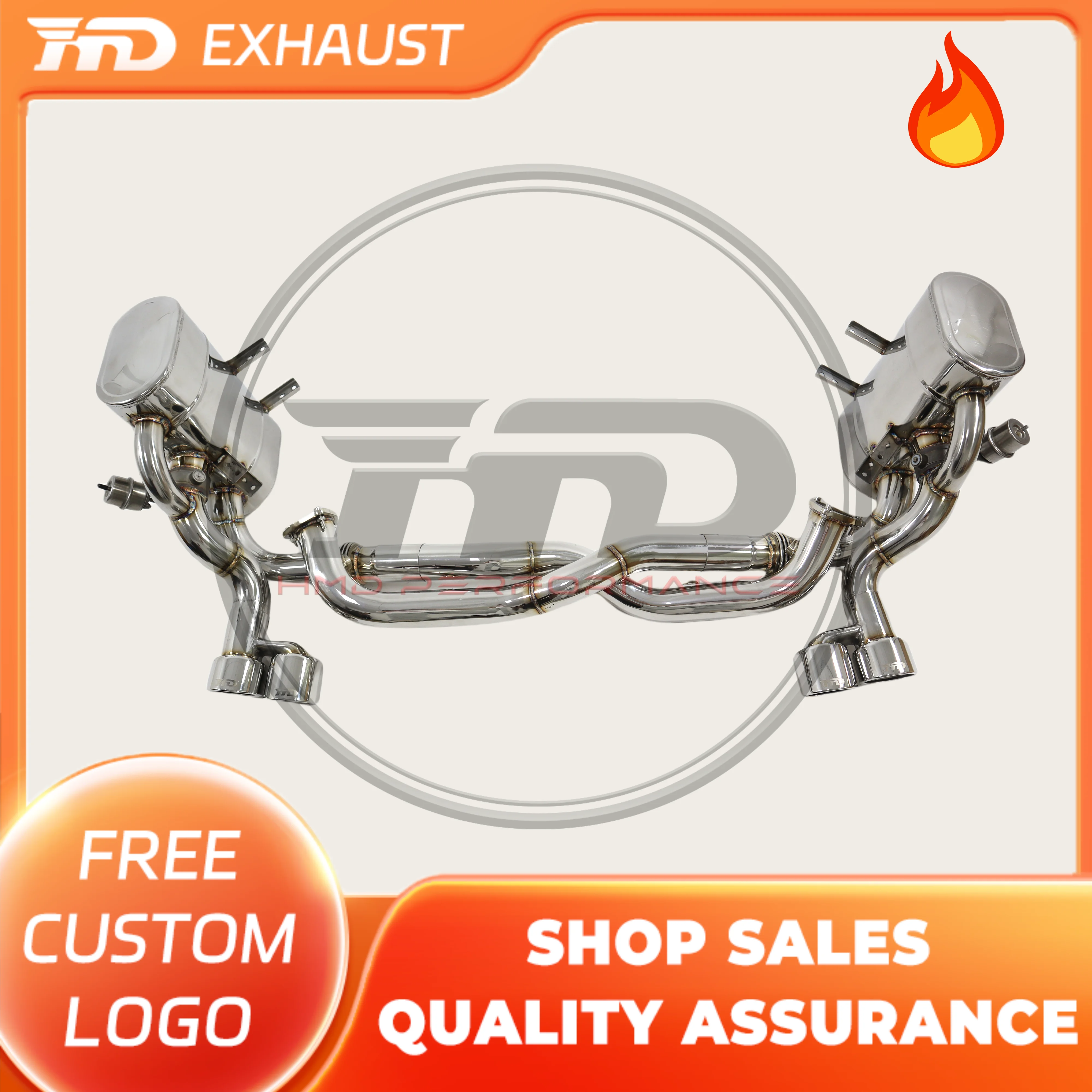 HMD Exhaust System Catback for Porsche 911 997.1 997 Stainless Steel Performance with Valve Muffler Car Accessories Pipe
HMD Exhaust System Catback for Porsche 911 997.1 997 Stainless Steel Performance with Valve Muffler Car Accessories Pipe