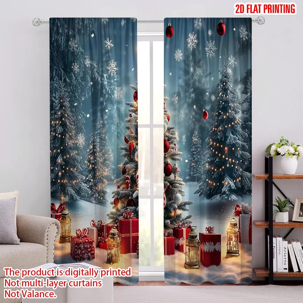2pcs 2D flat printing Merry Christmas Curtain Snowy Christmas Versatile Polyester Fabric Without Electricity Spring Perfect for
2pcs 2D flat printing Merry Christmas Curtain Snowy Christmas Versatile Polyester Fabric Without Electricity Spring Perfect for