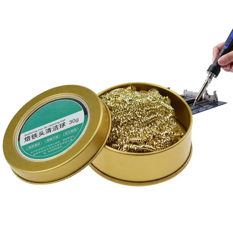 Cleaning Ball Desoldering Soldering Iron Mesh Filter Cleaning Nozzle Tip Copper Wire Cleaner Ball Metal Dross Box Clean Ball
Cleaning Ball Desoldering Soldering Iron Mesh Filter Cleaning Nozzle Tip Copper Wire Cleaner Ball Metal Dross Box Clean Ball