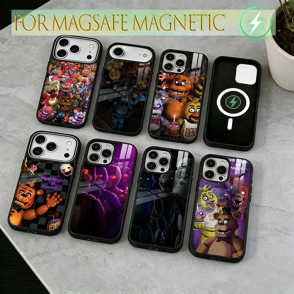 Amine Fnaf Five-nights-At-Freddys Anime Phone Case For iPhone17,16,15,14,13,12,Plus,Pro Magnetic with Magsafe Wireless Charging
Amine Fnaf Five-nights-At-Freddys Anime Phone Case For iPhone17,16,15,14,13,12,Plus,Pro Magnetic with Magsafe Wireless Charging