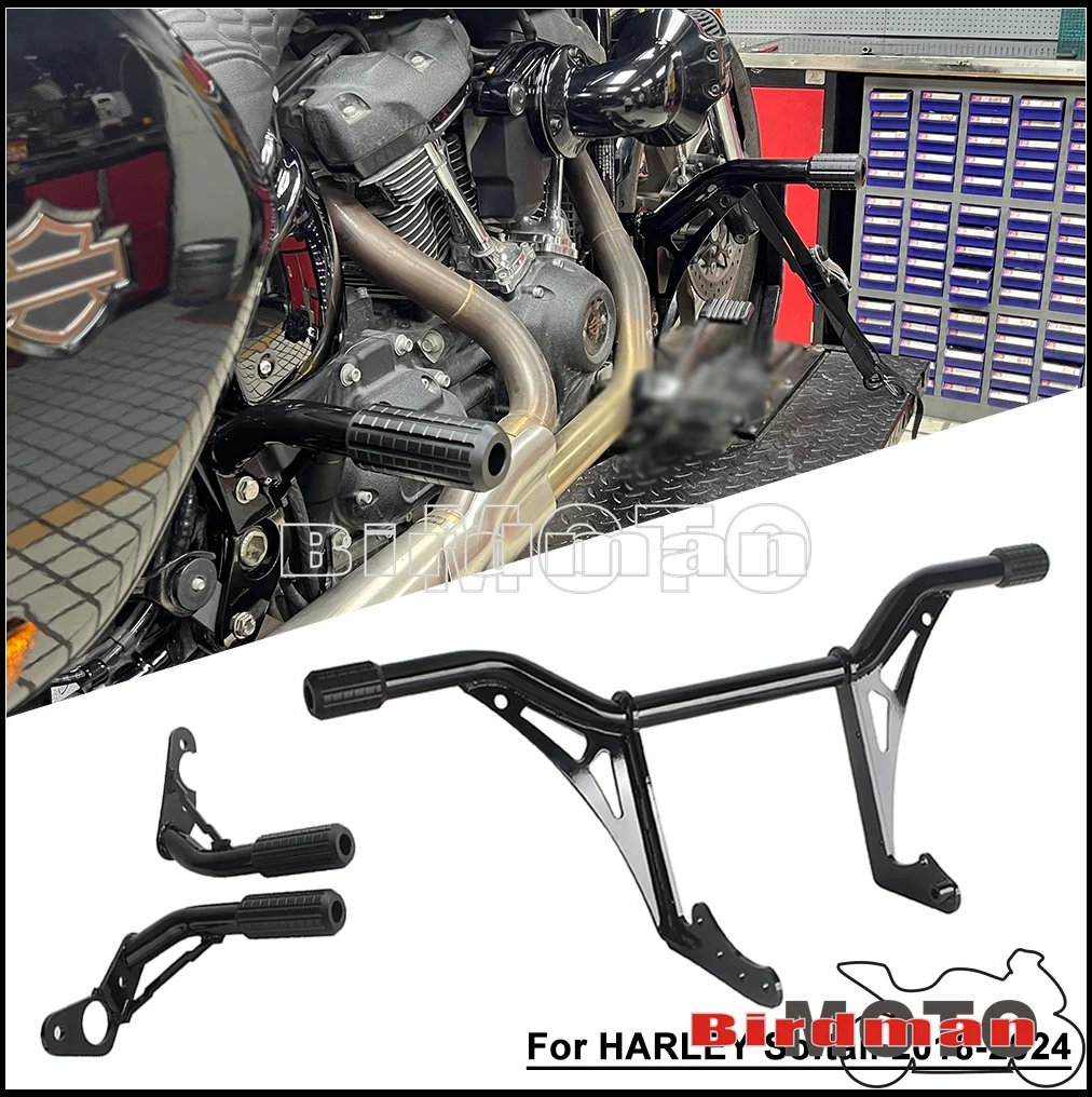 For Harley Softail FXBBS FXBB FXST FXLR 18-2024 Crash bars Engine Bumper Guard Frash Stunt Cage Crash Bar Engine Frame Protector
For Harley Softail FXBBS FXBB FXST FXLR 18-2024 Crash bars Engine Bumper Guard Frash Stunt Cage Crash Bar Engine Frame Protector
