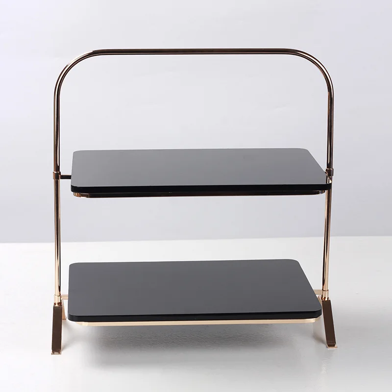 Nordic style light luxury double-layer storage rack, home jewelry storage ornament, creative guest dessert rack, cake placement
Nordic style light luxury double-layer storage rack, home jewelry storage ornament, creative guest dessert rack, cake placement