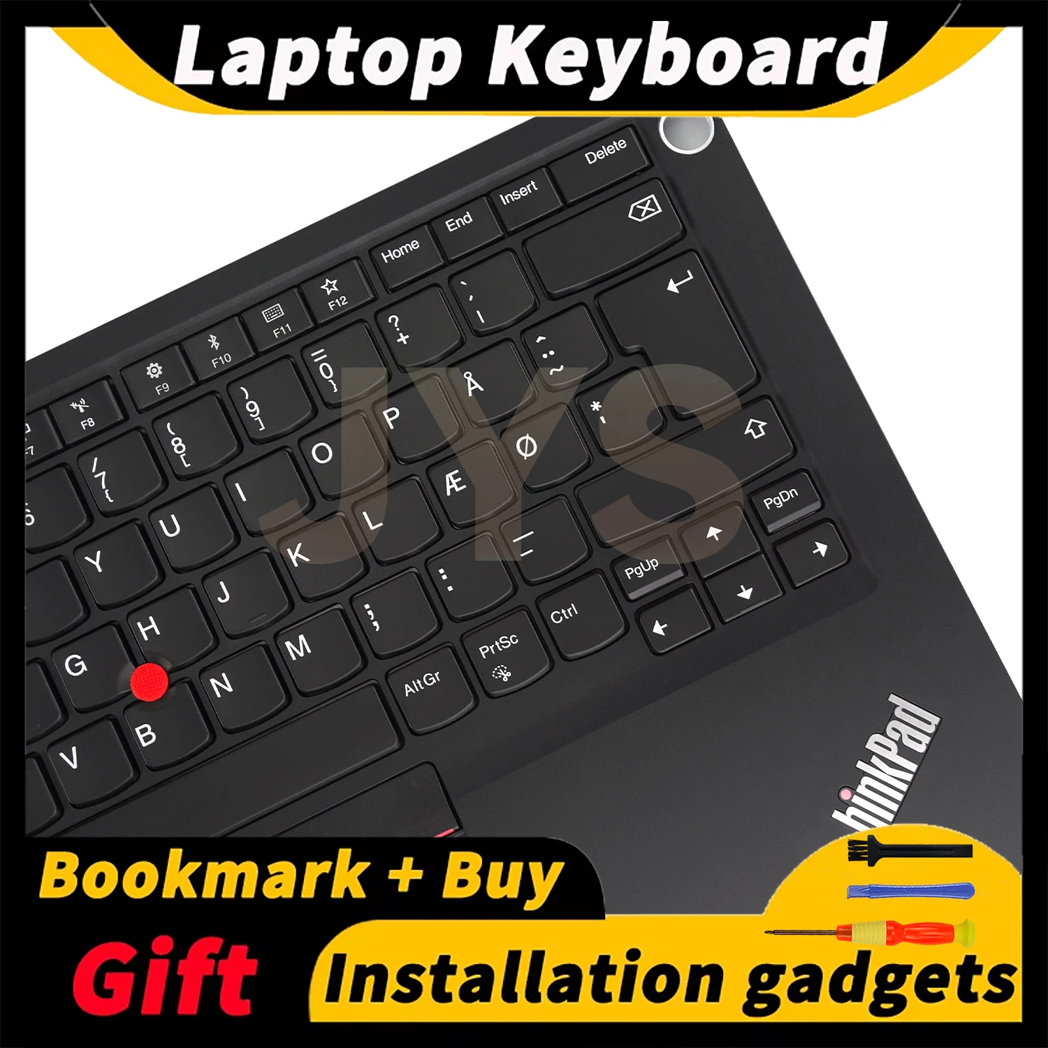 Laptop Keyboard For Lenovo ThinkPad E14 Gen1 C-Cover with keyboard With backlight Danish layout Fingerprint hole 5M10V17043
Laptop Keyboard For Lenovo ThinkPad E14 Gen1 C-Cover with keyboard With backlight Danish layout Fingerprint hole 5M10V17043