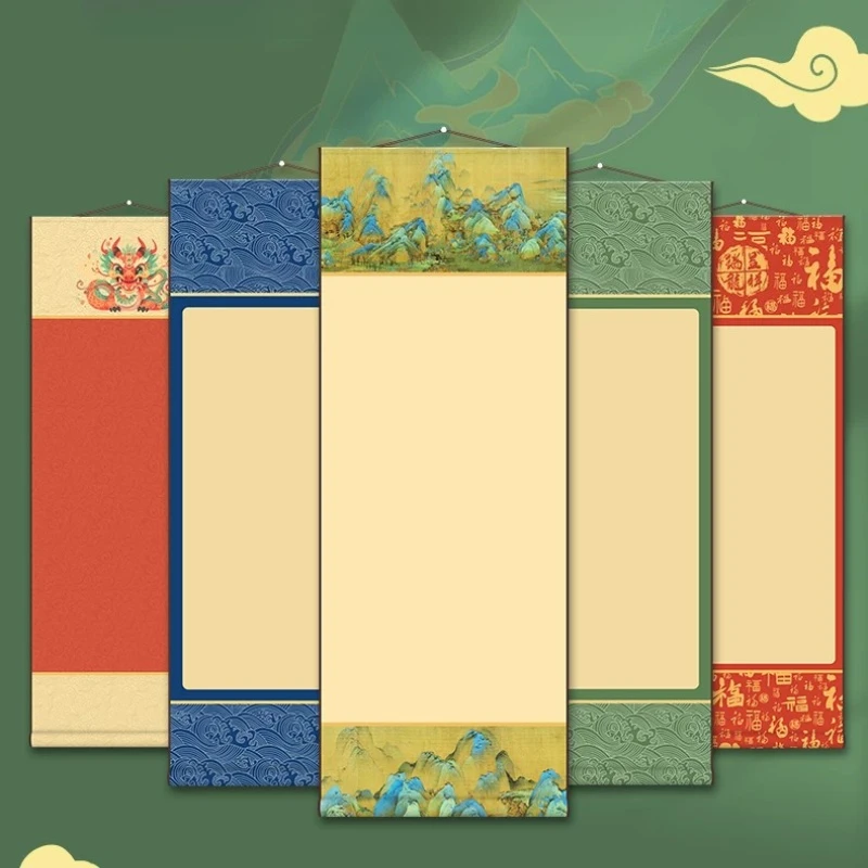 Pre-mounted Blank Scroll Half-sized Xuan Paper for Chinese Calligraphy & Ink Painting, Ready-to-Hang Practice Wall Art for Study
Pre-mounted Blank Scroll Half-sized Xuan Paper for Chinese Calligraphy & Ink Painting, Ready-to-Hang Practice Wall Art for Study