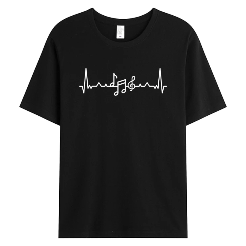 Music Heartbeat Music Shirt Gift For Music Lover Mens T-shirt Cotton Fabric Graphic Holiday Weekend Party Tops Tees Man Clothing
Music Heartbeat Music Shirt Gift For Music Lover Mens T-shirt Cotton Fabric Graphic Holiday Weekend Party Tops Tees Man Clothing