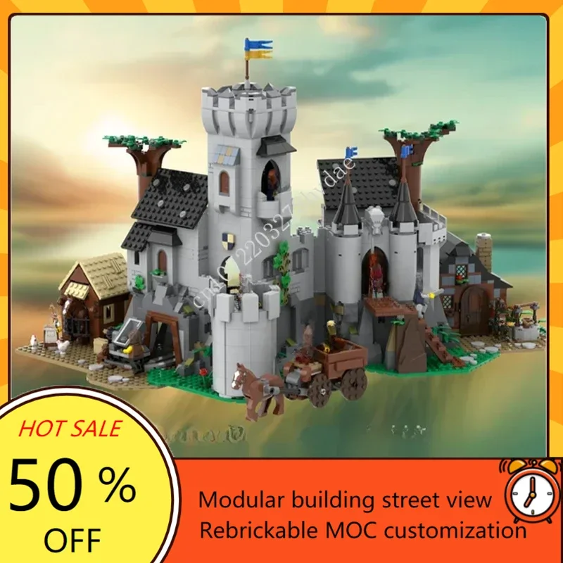 1806 PCS MOC Medieval Castle Custom Puzzle Model Arcane Kingdom of Löwenstein DIY Assembly Set Toy Child Holiday Birthday Gift
1806 PCS MOC Medieval Castle Custom Puzzle Model Arcane Kingdom of Löwenstein DIY Assembly Set Toy Child Holiday Birthday Gift
