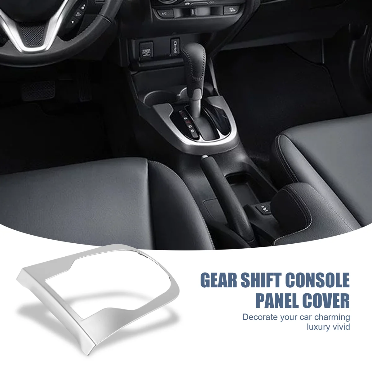 ABS Chrome Car Central Console Gear Shift Lever Box Panel Cover Trim Automotive Interior for Honda City 2014-2019JAS
ABS Chrome Car Central Console Gear Shift Lever Box Panel Cover Trim Automotive Interior for Honda City 2014-2019JAS