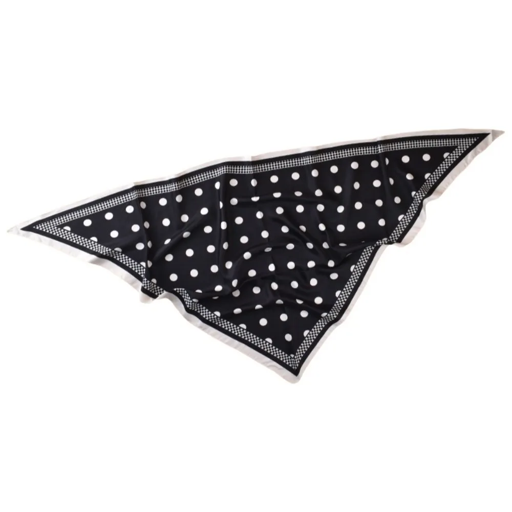 Printed Polka Dot Triangle Scarf Polyester Thin Imitation Silk Scarf Head Wraps Lightweight Jeans Waist Belt Spring Summer
Printed Polka Dot Triangle Scarf Polyester Thin Imitation Silk Scarf Head Wraps Lightweight Jeans Waist Belt Spring Summer